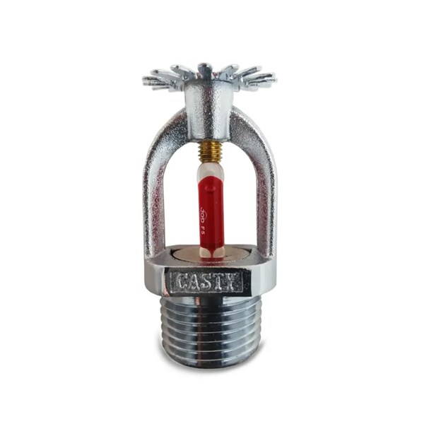 Sprinkler pendente S/ canopla 68 1/2“ cromado (vermelho) 3