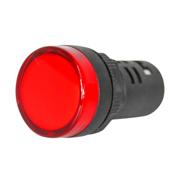 Sinalizador 22mm Vermelho 220 vca
