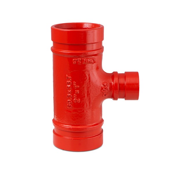 Tee de redução Ranhurado 3“ x 2 1/2“