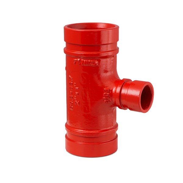 Tee de redução Ranhurado 3“ x 2 1/2“