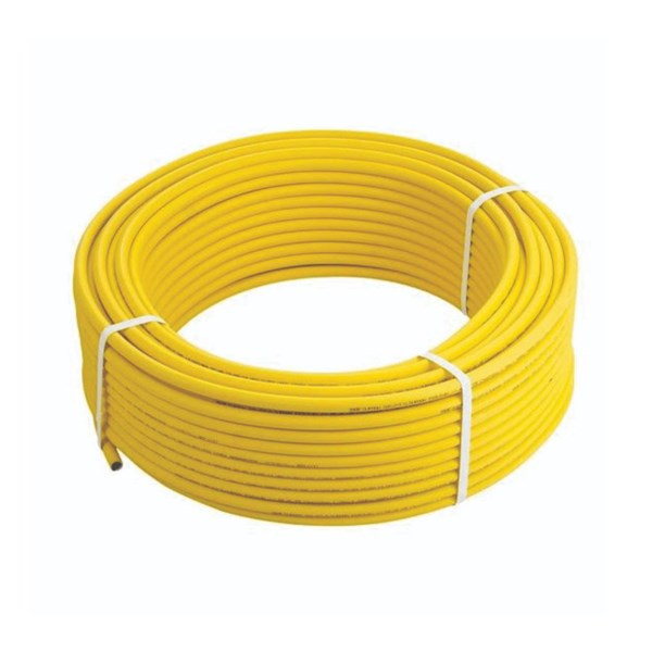 TUBO MULTICAMADA PARA GAS 26MM (AMARELO - COM PROTECAO UV) pex (metro)