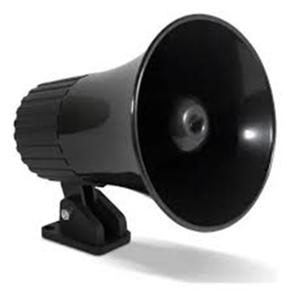 Sirene horn  dc 12v sirene corneta para areas externas e internas
