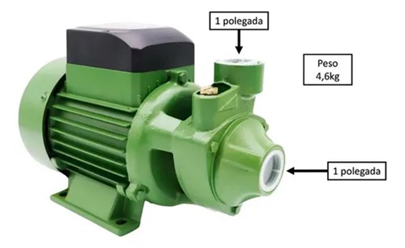 BOMBA CENTRIFUGA MONOFASICO PA ARA AGUA 50 MCA 1CV