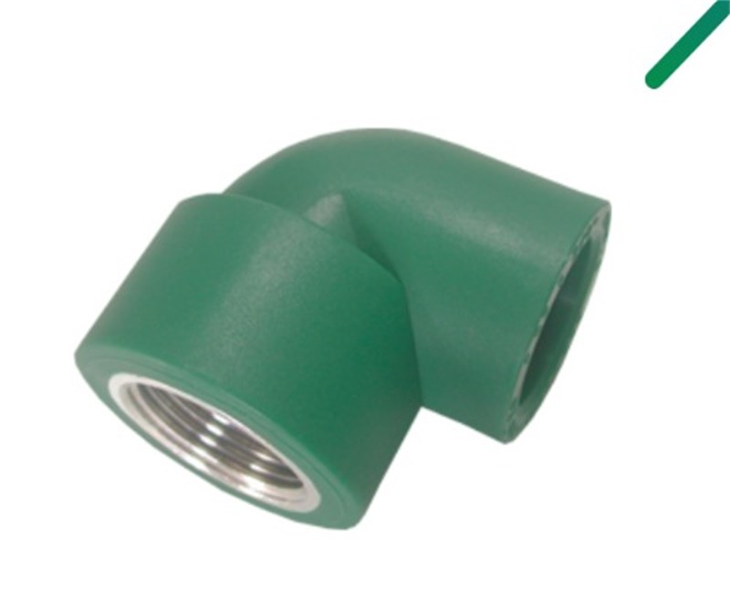 Cotovelo (joelho) misto PPR VERDE 90º 32mm /1“ (AC)