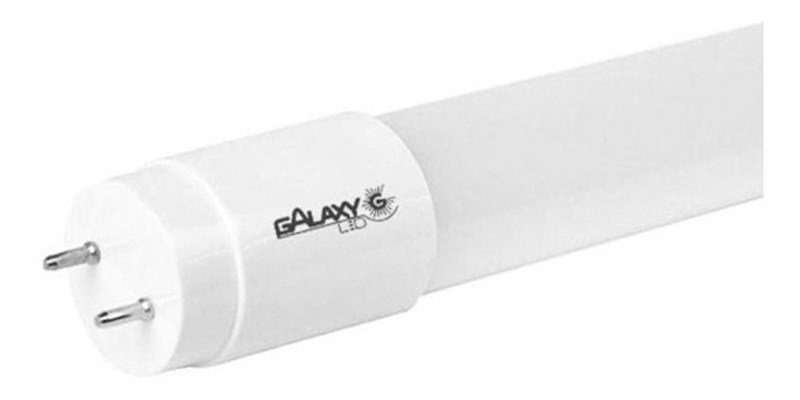 Lâmpada Tubular Biv. 10W LED 6500K 900LM T8 Galaxy
