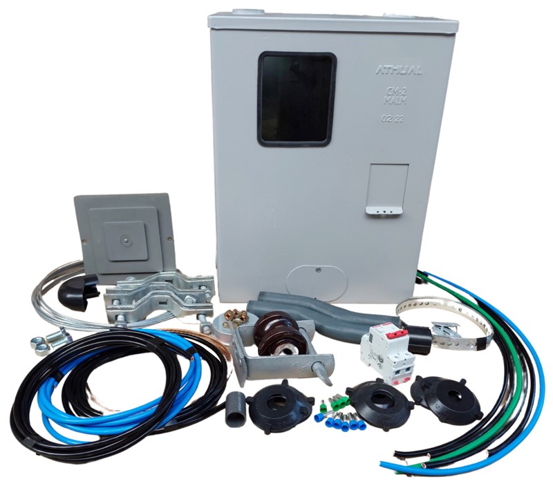 Kit Mureta  Padrão Bif 127/220 2x63A - CEMIG