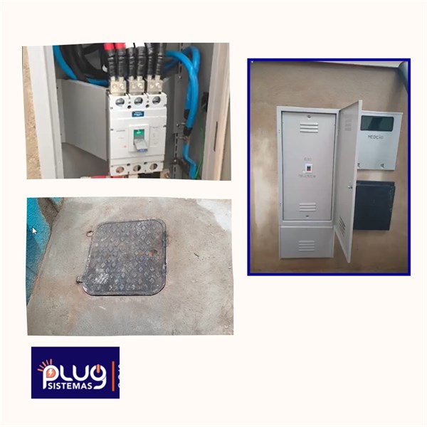 PADRÃO  CEMIG DISJ 400 AMP  DEMANDA 150kVA COM RAMAL DE ENTRADA SUBTERRÂNEO