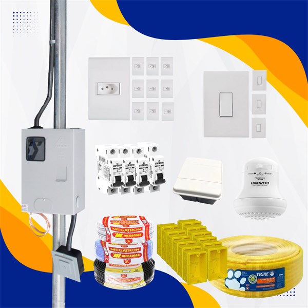 Kit 01 -Combo promocional  - Instalação Completa + Padrão CEMIG  127 -  A favor cópia