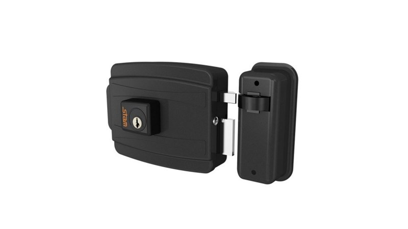 Kit Porteiro Eletrînico Líder LR521 + Fechadura Eletrica 40mm Abre Para Dentro Stam