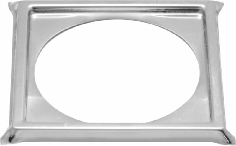 Porta Grelha Caxilho Inox 430 10 X 10 Quadrado - Clara Inox