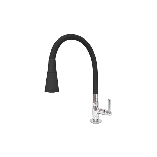 Torneira Bica Móvel Tubo Cone Black Mesa C-60 1/4V - Renova Metais