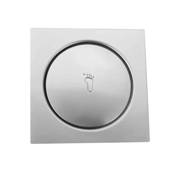 Ralo Click Quadrado 15X15 Cromado - Império Metais