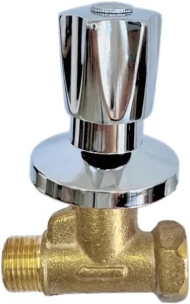 Registro De Pressão 1416 - 1/2" Com Acabamento C-33 Abs Cromado - Alpha Metais