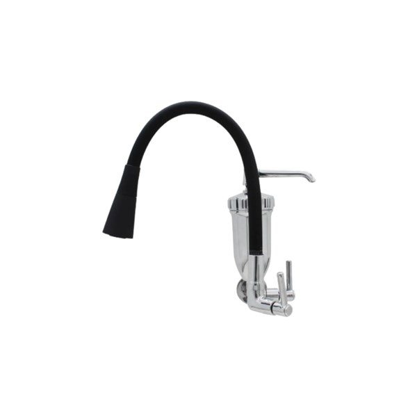 Torneira Bica Móvel Com Filtro Tubo Cone Black - Império Metais