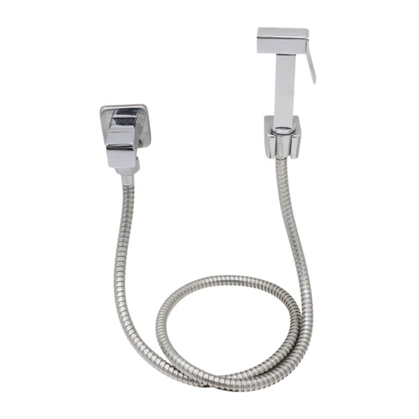 Ducha Higiênica Quadrada Cromada - Metal