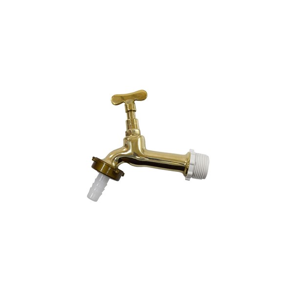 Torneira de Jardim 1130 Amarela Longa - Dama Metais