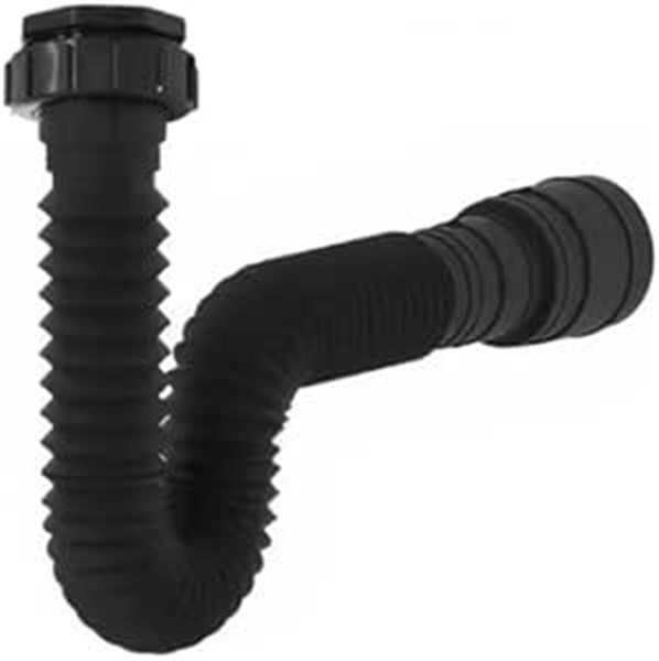 Sifão Sanfonado Preto Universal