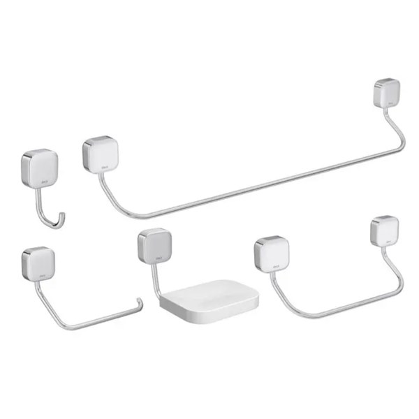 Kit Soft 05 Peças - Luxo - Cromado - Gs Metais