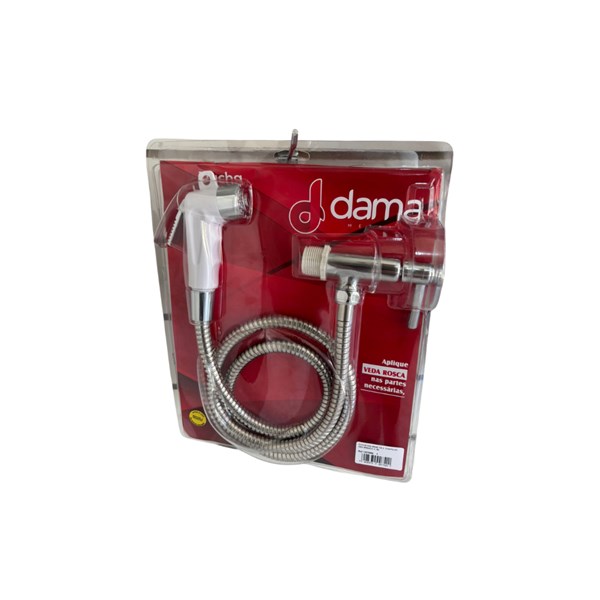 Ducha Higiênica Registro Metal Gatilho ABS Branca 1/4V C-60 Blister - Dama