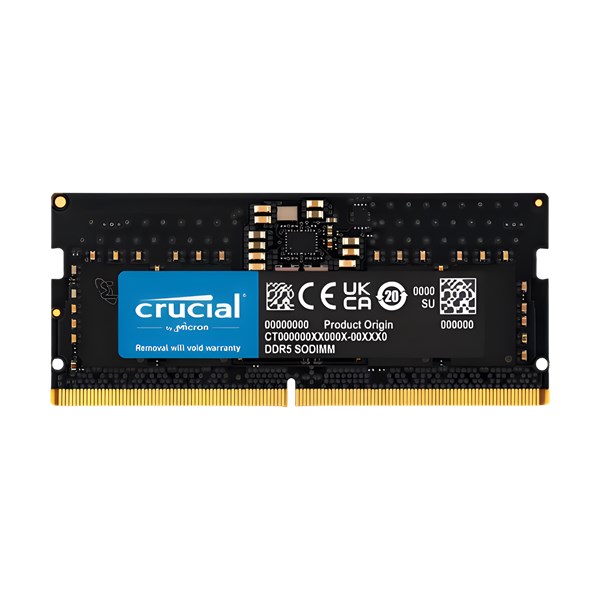 MEMORIA NOTEBOOK, DDR5, 32GB, 5600 MHZ, CRUCIAL, CT32G56C46S5