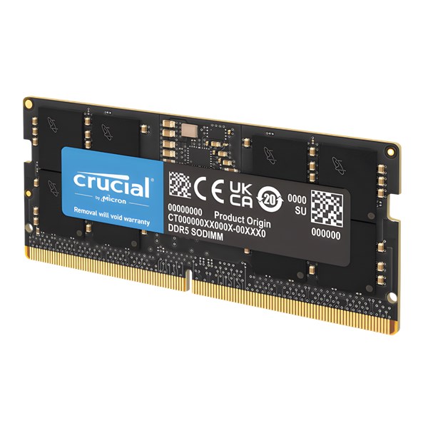 MEMORIA NOTEBOOK, DDR5, 32GB, 5600 MHZ, CRUCIAL, CT32G56C46S5
