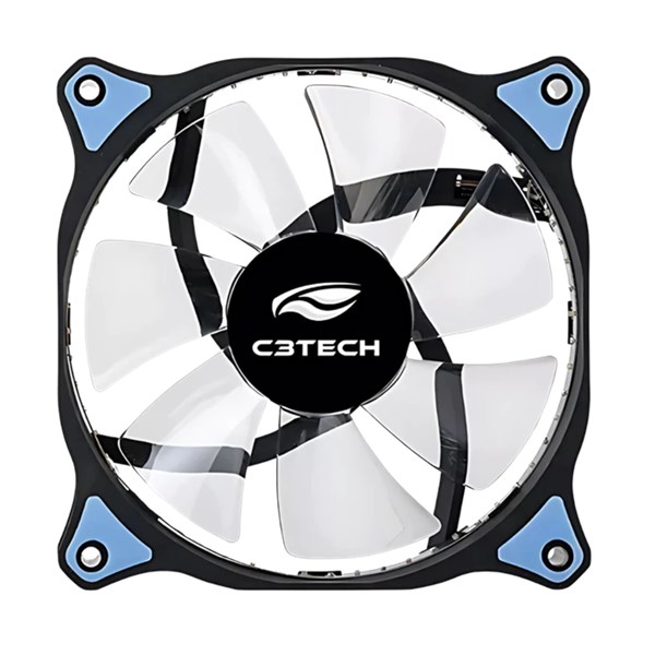 COOLER PARA GABINETE, F7-L130BL, C3TECH, 120MM, AZUL