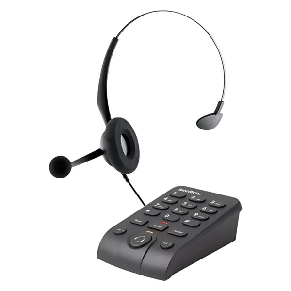 TELEFONE ANALOGICO, DISCADOR, HSB 40, INTELBRAS, PRETO