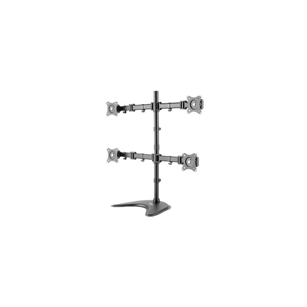 SUPORTE DE 4 MONITORES, MESA, ARTICULADO, COM PEDESTAL, ELG, T160ND4, 15"a 27", SEMINOVO