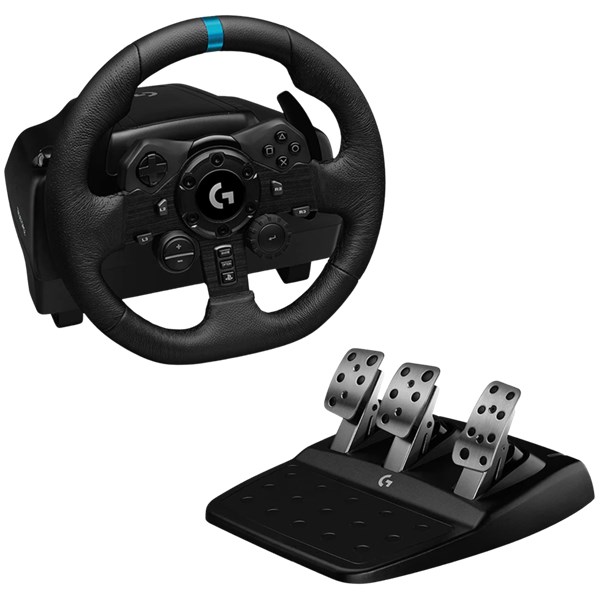 VOLANTE E PEDAIS LOGITECH, TRUEFORCE, G923, PRETO
