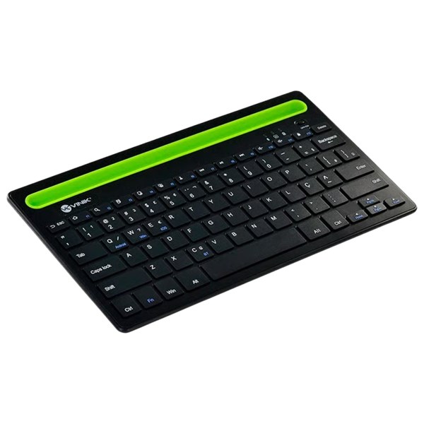 TECLADO SEM FIO VINIK, BLUETOOTH, PRETO, DT200