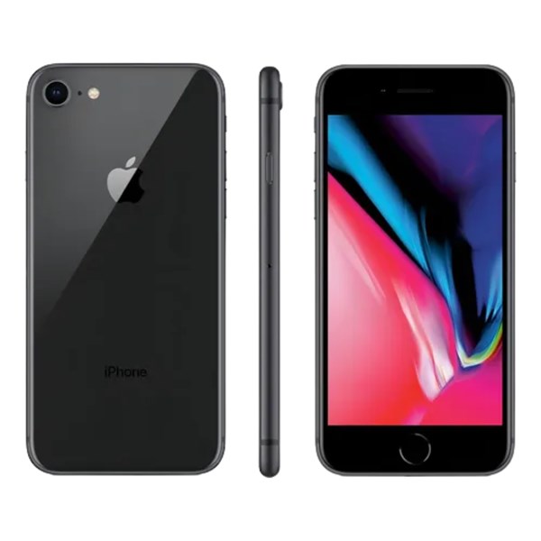 IPHONE 8, MQ6G2BR/A, 64GB, CINZA ESPACIAL, SEMINOVO