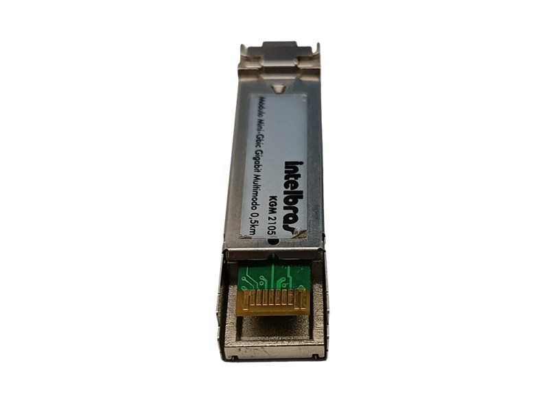 GBIC SFP, INTELBRAS, KGM 2105, 1.25G, 850NM, 550M, MULTIMODO, SEMINOVO