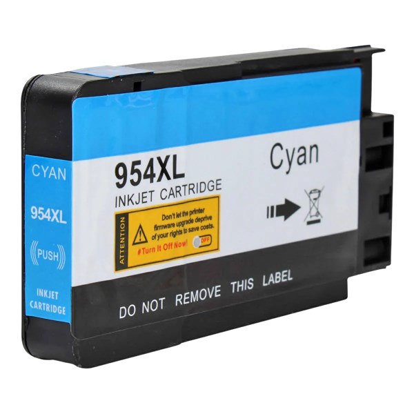 CARTUCHO DE TINTA HP, 954XL, ORIGINAL, CIANO