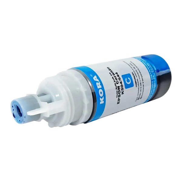 GARRAFA DE TINTA REFIL, COMPATÍVEL, EL-504/544, CYAN, 70ML