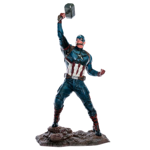 ACTION FIGURE CAPITÃO AMÉRICA, MARVEL, VINGADORES ULTIMATO, DIAMOND SELECT, 23CM