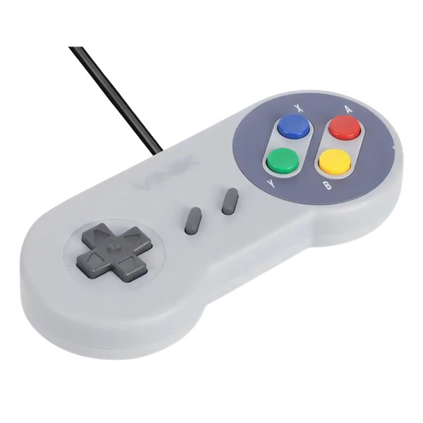 CONTROLE PARA PC, COM FIO, USB, MODELO SNES, VINIK, SEMINOVO