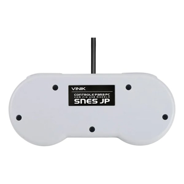 CONTROLE PARA PC, COM FIO, USB, MODELO SNES, VINIK, SEMINOVO