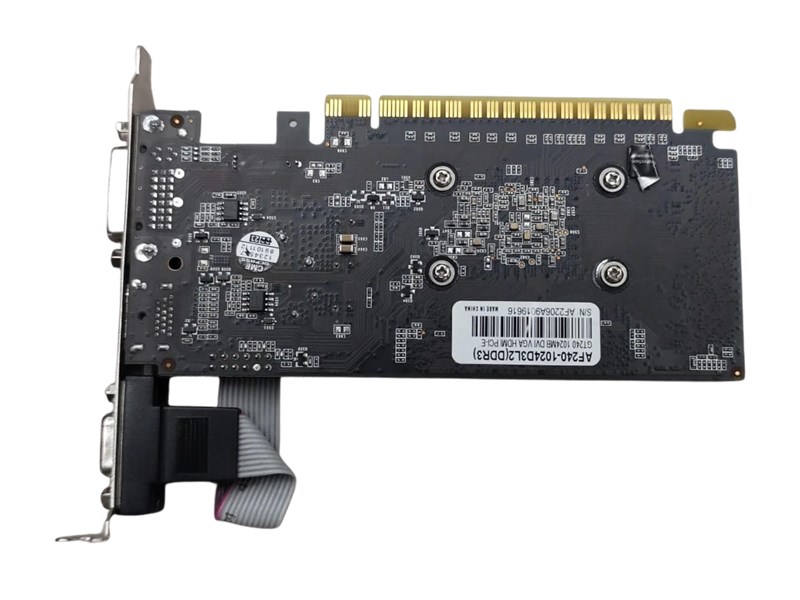 PLACA DE VIDEO, AFOX, 1GB, GT240, DDR3, SEMINOVO