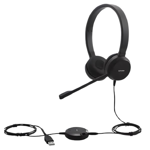 HEADSET, LENOVO, L120, USB