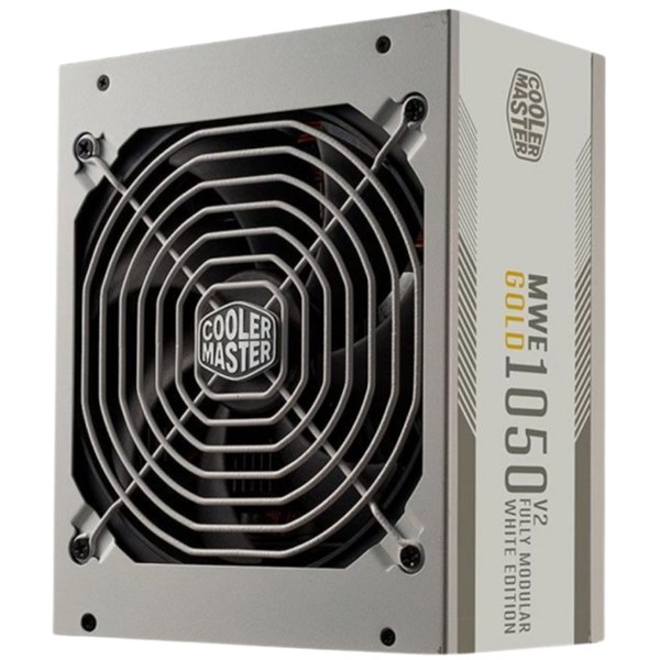 FONTE DE ALIMENTAÇÃO, 1050W, COOLER MASTER, MWE GOLD, 80 PLUS, BRANCO, SEMINOVO