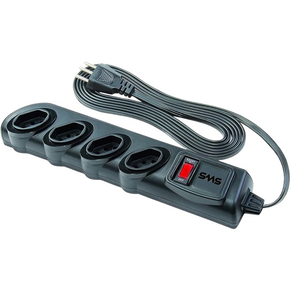 FILTRO DE LINHA, LEGRAND, 4 TOMADAS, 10A, 3M