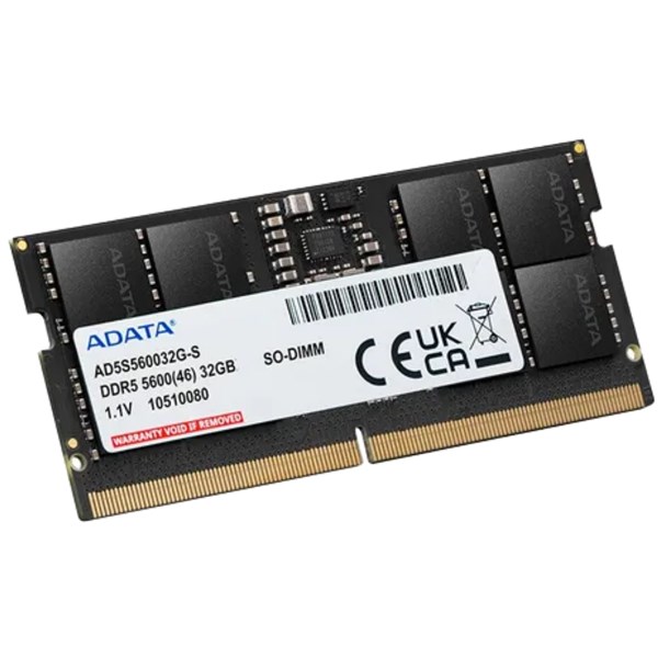 MEMORIA NOTEBOOK, DDR5, 32GB, 5600 MHZ, ADATA, AD5U560032G-S