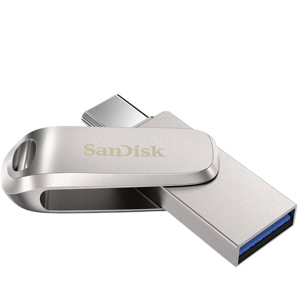 PENDRIVE, 128GB, SANDISK, ULTRA, DUAL DRIVE LUXE, USB TIPO-C