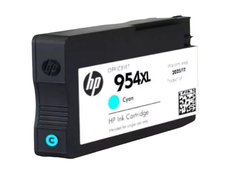 CARTUCHO DE TINTA HP, 954XL, ORIGINAL, CIANO