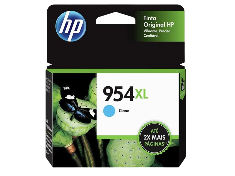 CARTUCHO DE TINTA HP, 954XL, ORIGINAL, CIANO