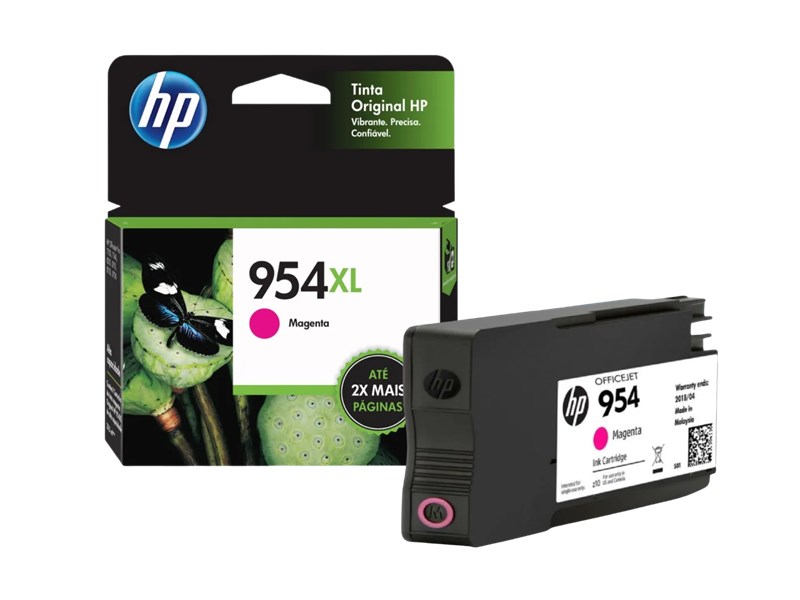 CARTUCHO DE TINTA HP, 954XL, ORIGINAL, MAGENTA