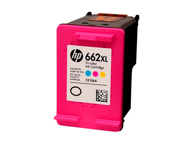 CARTUCHO DE TINTA HP, 662XL, ORIGINAL, COLORIDO