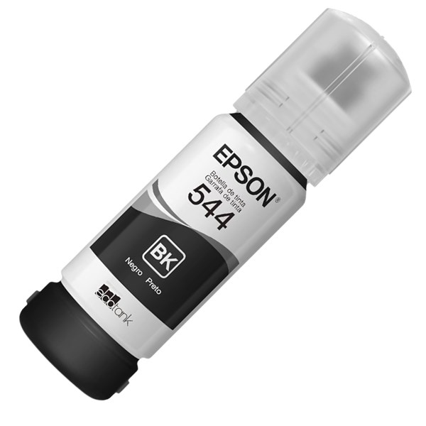 GARRAFA REFIL DE TINTA, EPSON, T544, PRETO, 127ML