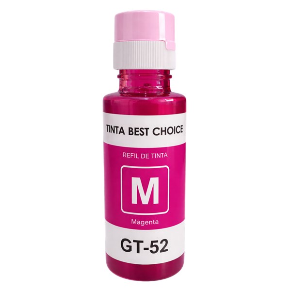 GARRAFA DE TINTA REFIL, BEST CHOICE, GT-52/GT-51, MAGENTA, 70ML