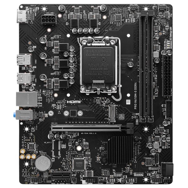 PLACA MAE INTEL, MSI PRO, H610M-S, DDR4, LGA 1700